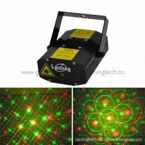 4 Patterns Mini Laser Stage Lighting, 5V DC, 1A Output